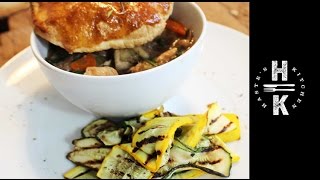 Chicken Spinach amp Stilton pie with Griddled Courgette [upl. by Wolpert]