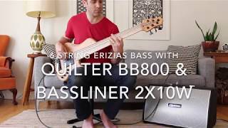 Quilter Bass Block and Bassliner 2x10w demoed by Jake Wolf of Bass Musician Magazine [upl. by Margetts198]