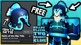 HOW TO GET Helm of the Rip Tide ROBLOX READY PLAYER TWO EVENT [upl. by Arondel]