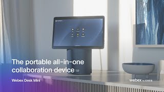 The portable allinone collaboration device  Webex Desk Mini [upl. by Ekenna]