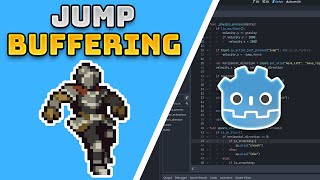 2D Platformer Jump Buffering Godot 4 [upl. by Aisatna]