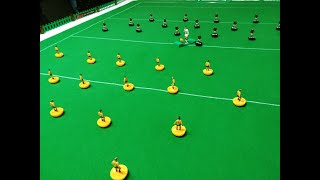 Subbuteo Rugby Tutorial Passing amp Possession Pt1 [upl. by Enyr]