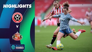 Late Drama  Sheffield United v Sunderland Highlights  Barclays Womens Championship [upl. by Aniratac]