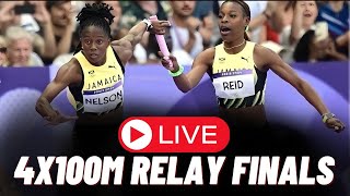 4x100m Relay Finals Live Paris Olympic Games [upl. by Eniamaj152]