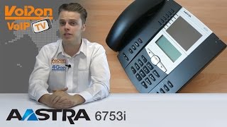 Aastra 6753i VoIP Phone Video Review  Unboxing [upl. by Akenet]