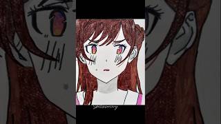 mizuhara chizuru drawinghow to draw mizuhara chizuru in a different style animedrawingtutorial [upl. by Kajdan]