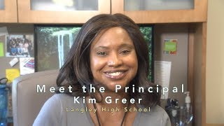 Meet the Principal of Langley High School [upl. by Chiquita]