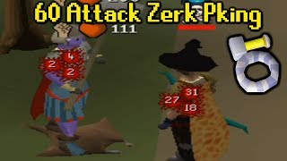 Pking with different combos on my 60 Attack Zerker OSRS [upl. by Neuburger]