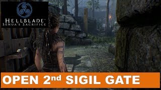 Hellblade How to open the 2nd Sigil GateRune Gate in Valravns Lair [upl. by Anglim]