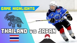 Thailand vs Japan  Hockey Friendly Match in Kushiro [upl. by Elyak]