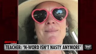 Teacher USES SLUR Says It’s ‘Not A Nasty Word [upl. by Olifoet569]