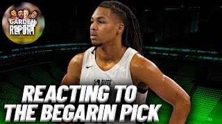 REACTION to the Celtics Drafting Juhann Begarin [upl. by Routh]