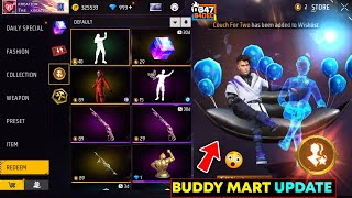 CLAIM EMOTE BUDDY MART STORE UPDATE🔥 para SAMSUNGA3A5A6A7J2J5J7S5S6S7S9A10A20A30A50 [upl. by Amilah]