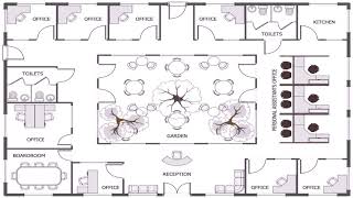 Floor Plans Small Office Building [upl. by Edrei844]