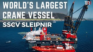 Worlds Largest Crane Vessel SSCV Sleipnir [upl. by Onofredo]