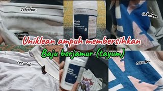 Reviewuniklean ampuh membersikan baju berjamurlanjutbeberes bersih bersih rumah [upl. by Sudbury]