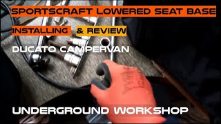 sportscraft lower seat base installing and review [upl. by Niala32]