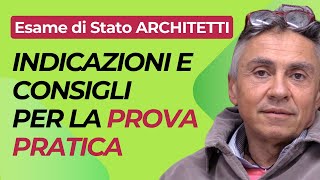 Prova pratica Esame di Stato Architetti 2024 consigli [upl. by Engdahl]