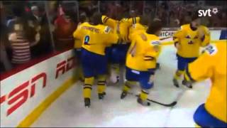 Mika Zibanejads goal in overtime against Russia IIHF WJC Final 2012 [upl. by Ronoc867]