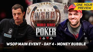 WSOP Main Event Day 4 Money Bubble with Tom Dwan amp Barstool NatePREVIEW [upl. by Embry86]