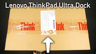 Lenovo ThinkPad Ultra Dock  Unboxing [upl. by Mroz]