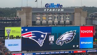 New England Patriots 2023 Season opener intro vs Philadelphia Eagles w Tom Brady rings the bell [upl. by Aelyak991]