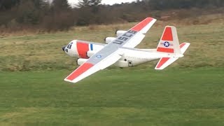 C130 Coastguard Hercules Maiden flight outdoor [upl. by Volnak27]