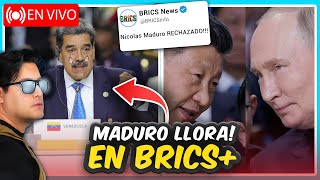 🔴URGENTE MADURO LLORA Y PIDE AYUDA A PUTIN EN PLENO BRICS PLUS [upl. by Coyle]