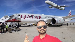 Delhi ✈️ Qatar 🇶🇦  Qatar Airways worlds no1 Airline [upl. by Hole]