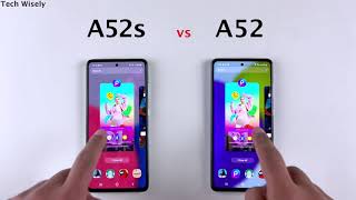 SAMSUNG A52 vs A52s 5G  SPEED TEST [upl. by Garber]