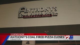 RI’s only Anthony’s Coal Fired Pizza closes [upl. by Edison482]