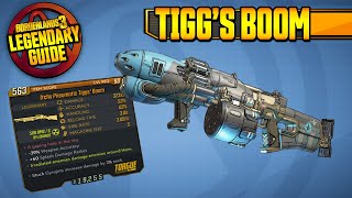 TIGGS BOOM  BUFFED  Legendary Item Guide Borderlands 3 [upl. by Eydie759]