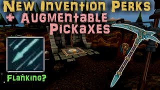 NEW Invention Perks  Augmentable Pickaxes  September 5 2016 [upl. by Dorothea489]