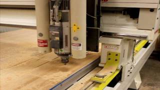 cutting dovetail drawer on CNC [upl. by Annuahsal311]