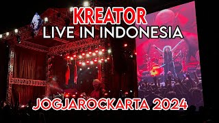 KREATOR LIVE IN JOGJAROCKARTA 2024 INDONESIA [upl. by Nino]