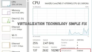 How to Enable Virtualization On Windows 1011  Enable VTx in Bios [upl. by Hareehat444]