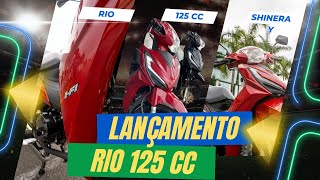 RIO 125 CC LANÇAMENTO DA SHINERAY PREÇO E VALOR [upl. by Kovar327]