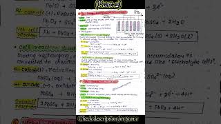 Batteries class 12 electrochemistry part 2  chemistry handwritten notes [upl. by Leverick620]