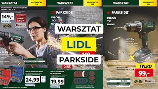 Warsztat Lidla  Wkrętarka do suchej zabudowy szlifierka kątowa zestaw modelarski Parkside [upl. by Eceinahs]