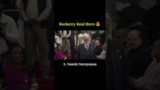 Rocketry Real Hero  SNambi Narayanan Indian aerospace engineer ISRO  shorts rocketry [upl. by Cohlier]