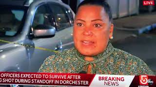 suffolk county DA rachael rollins is heckled at press conference in dorchester on live tv [upl. by Dopp]