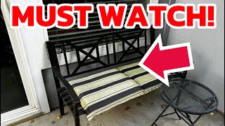 ABBLE 41 Ft Steel Frame Garden Bench Outdoor Patio Chair My Honest Review [upl. by Ringo]