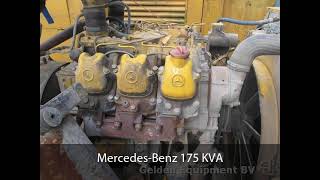 MercedesBenz 175 KVA [upl. by Arocat663]