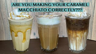 UNLOCK THE SECRETS TO 3 PERFECT CARAMEL MACCHIATO CaramelMacchiatoMagic [upl. by Labors284]