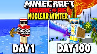 I Survived 100 Days in a Nuclear Winter on Minecraft Heres What Happened [upl. by Landbert]