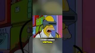 Los Simpsons predijeron el futuro de la comida ¿Banquetes virtuales simpsons predicciones [upl. by Zevahc]