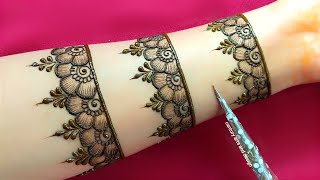 Very beautiful stylish mehndi design  easy mehndi design  mehndi ka design  mehndi design mehndi [upl. by Shaper]