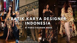 Fenewsid  Designer Indonesia yang Berhasil Bawa Batik ke Paris Fasion Week [upl. by Arekat773]