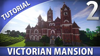 Minecraft  How to Build a Victorian Mansion Part 29 [upl. by Goldi]