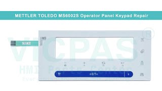 Mettler Toledo MS6002S MettlerToledo NewClassic SemiMicro Balances Membrane Keyboard Replacement [upl. by Melania990]